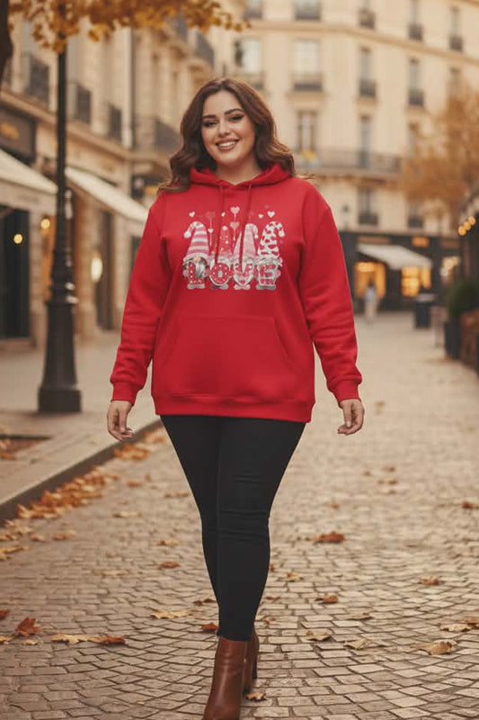 Valentine's Gnome LOVE Hoodie