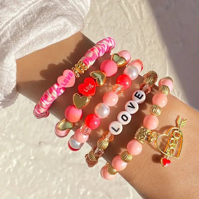 Valentine's Bracelet Stack - 1