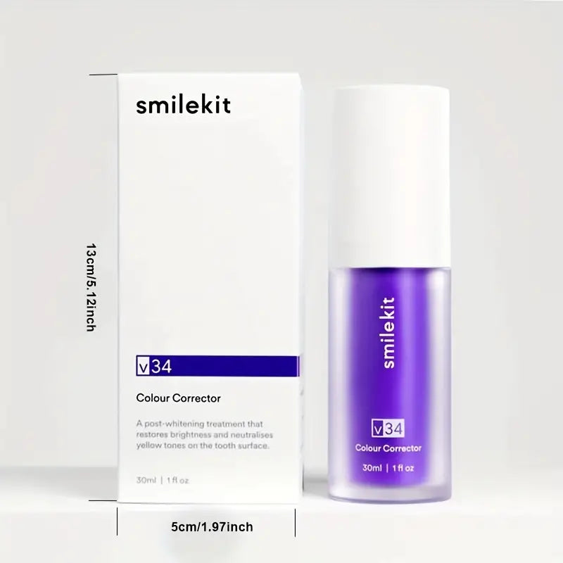 SmikeKit Purple Color Corrector Toothpaste