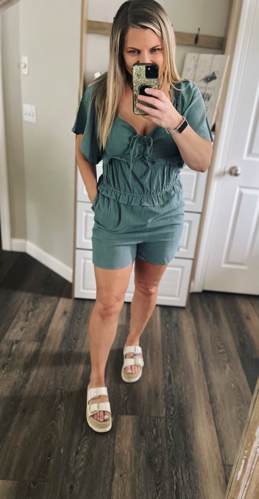 Sweetheart romper