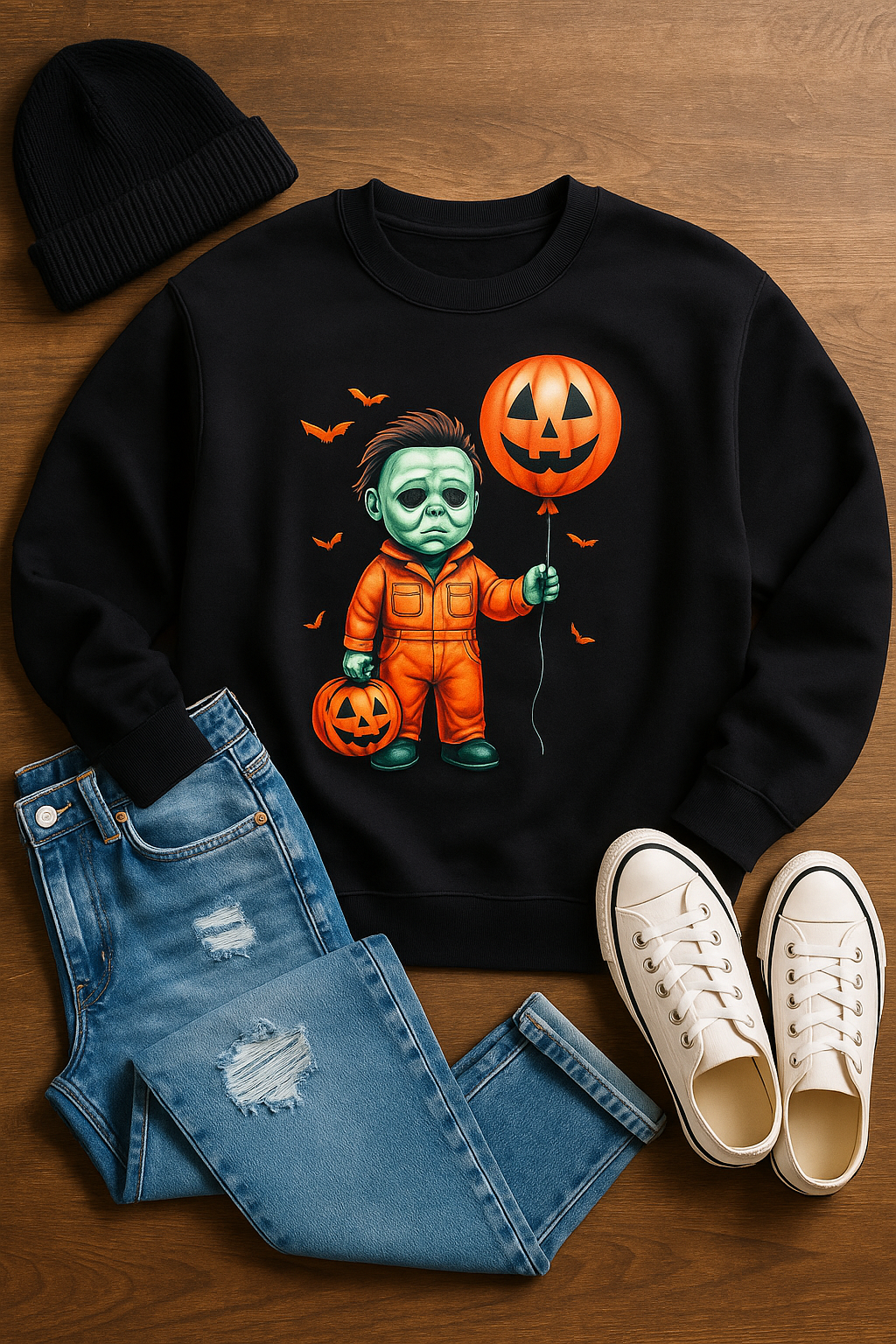 Michael Myers Spooky Super Soft Seatshirt