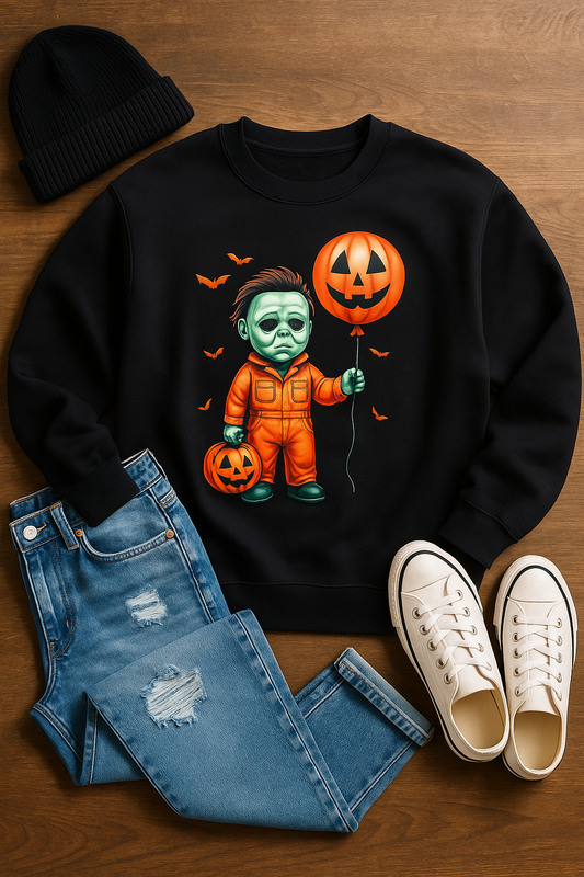 Michael Myers Spooky Super Soft Seatshirt