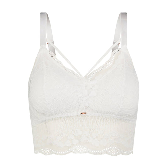 Luna Lace Bralette | JadyK: White / S/M