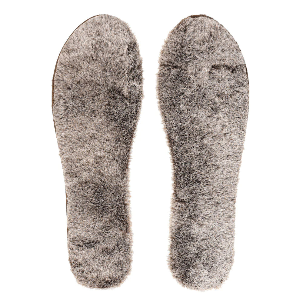 Chestnut Fur Flat Socks - Small