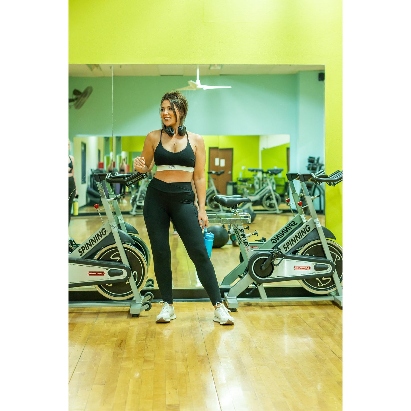 The Stephanie - Crossover BLACK Pocket Full Length Leggings