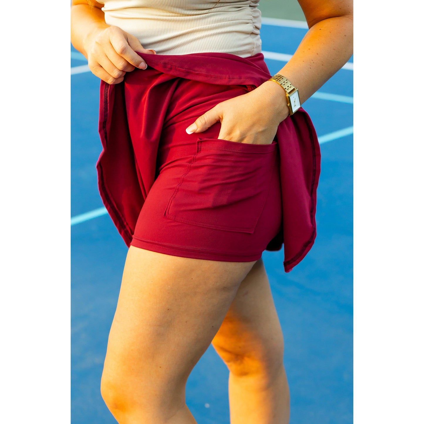 The RaeLynn RED Skort