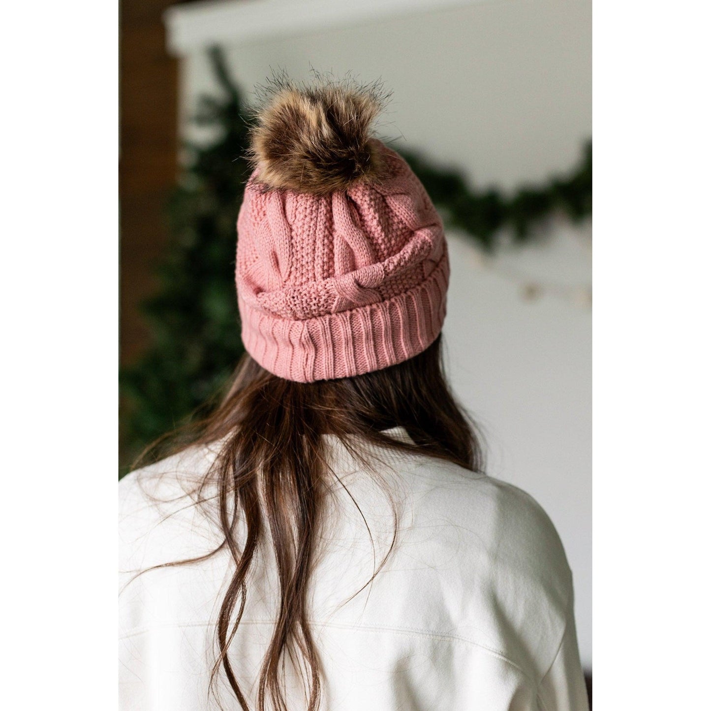 The Erica Solid Pom Hats