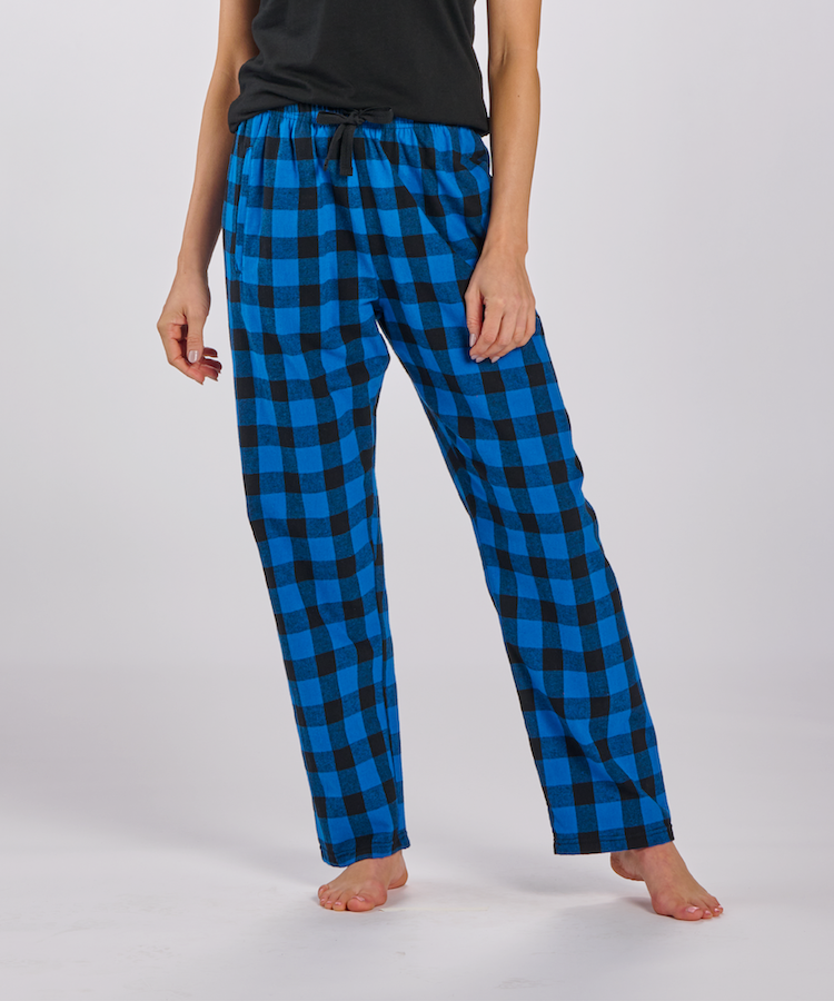 Haley Flannel Pant (Buffalo Collection): Red Black Buffalo / M