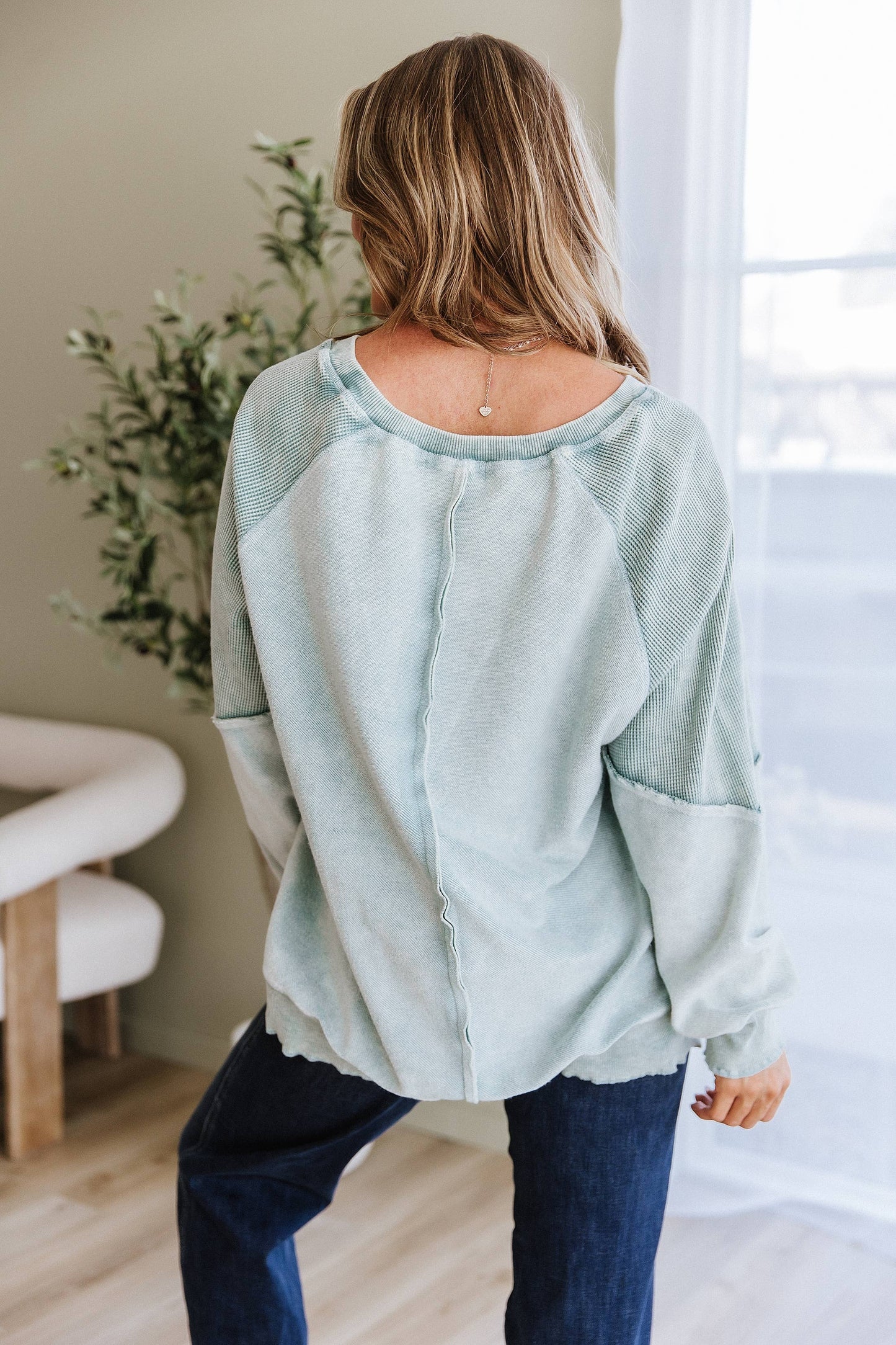 Max Exposed Seam Sweatshirt