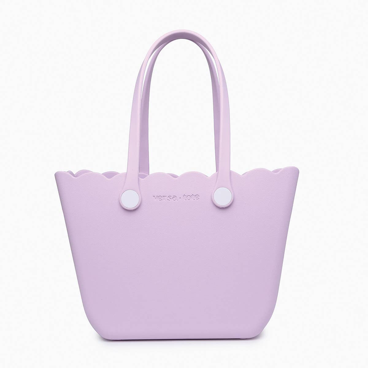 Rose Scalloped Versa Tote w/ Interchangeable Straps: Bubblegum