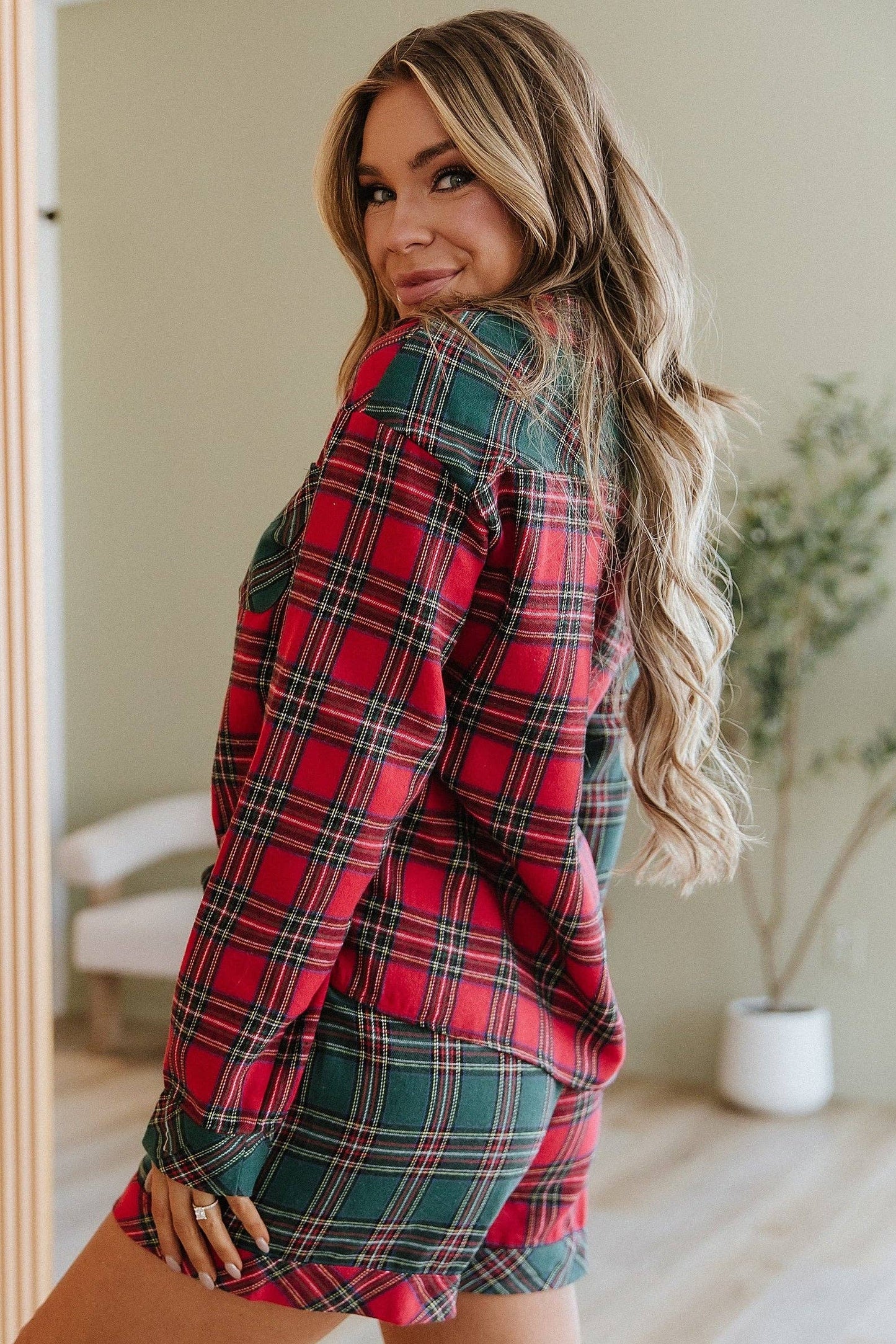Diana Christmas Plaid Pajama Set - SALE