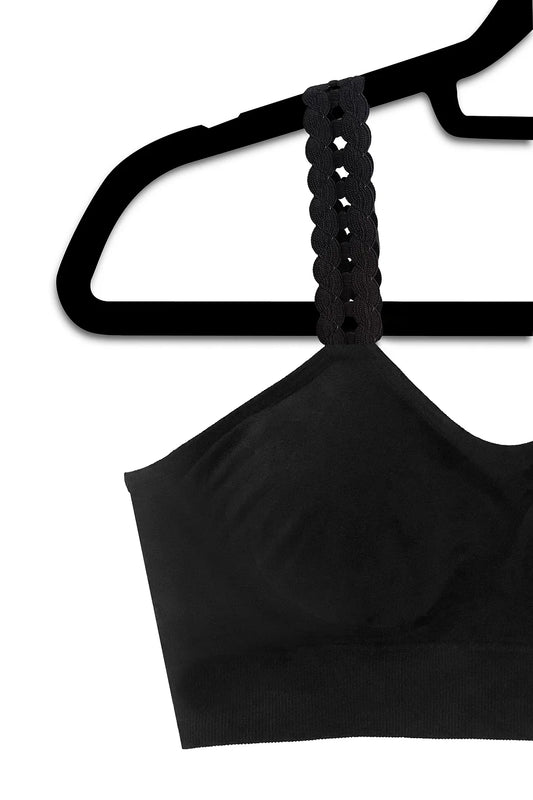 Strap-It Bralette - Black Chain