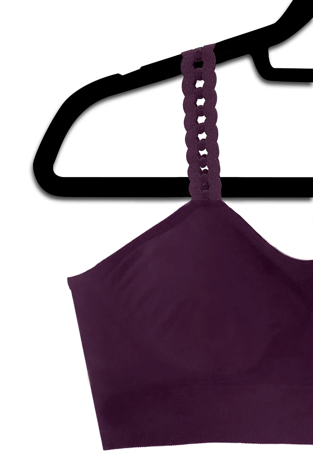 Strap-It Bralette - Plum Chain