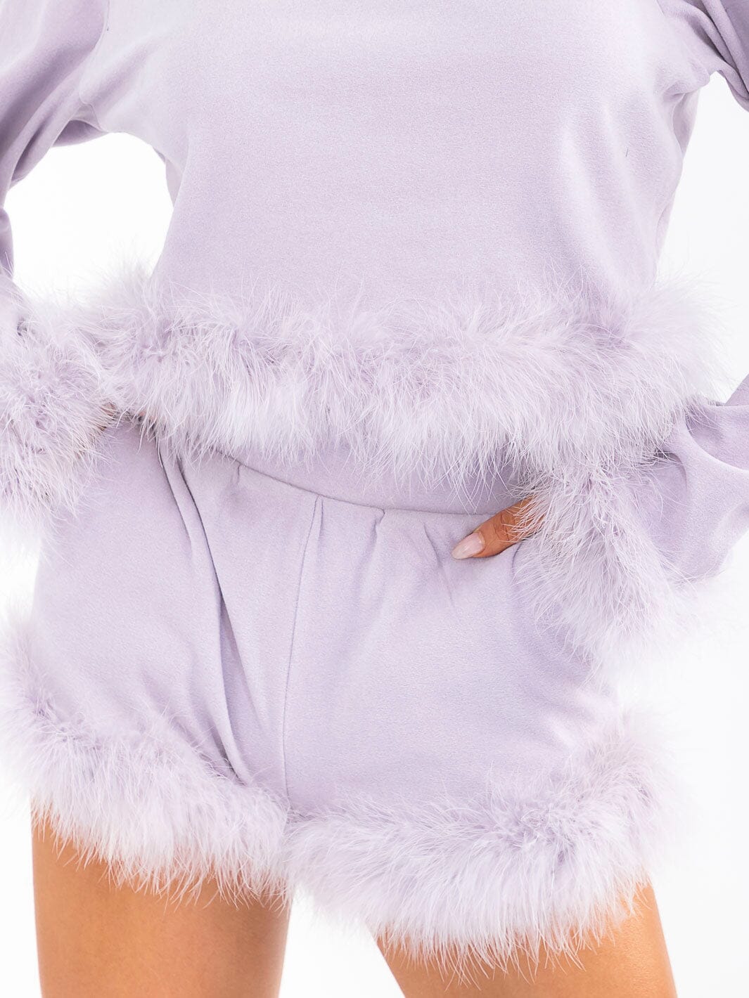 Snow Bunny Lounge Set in Lilac