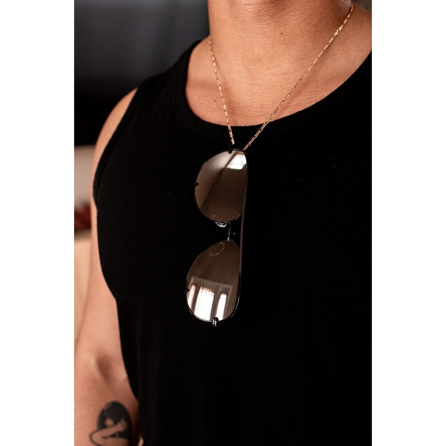 The Alex Black/Silver - High Quality Unisex Aviator Sunglasses