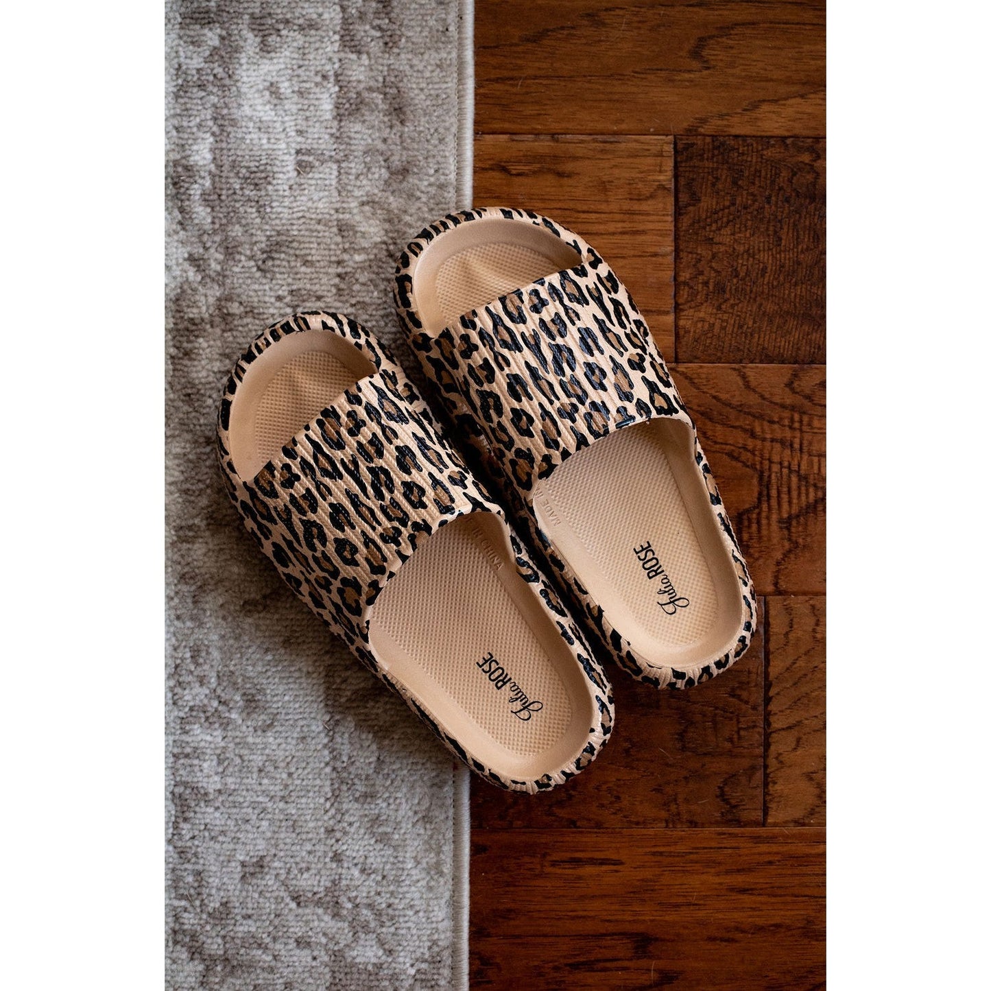 Brown Leopard 2.0  Insanely Comfy -Beach or Casual Slides