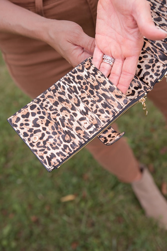 Rich Girl Wallet in Leopard