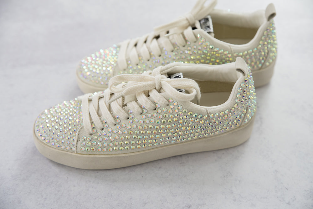 Christi Sneakers in Silver Bling