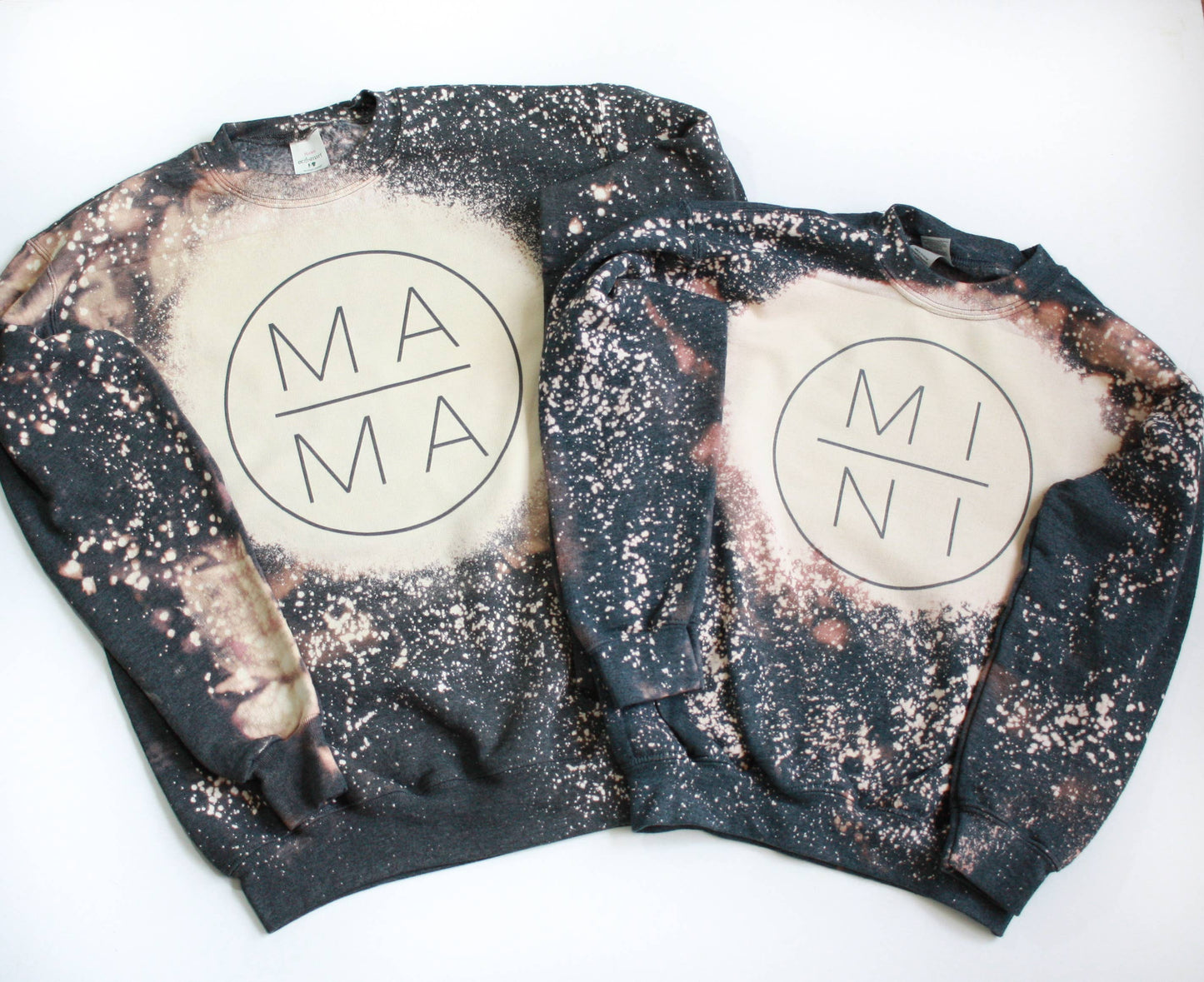 Mama and Mini Bleached Sweatshirt