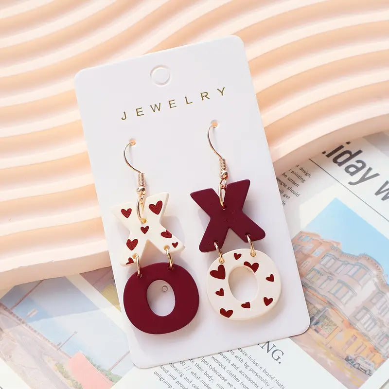 XOXO Valentine's Earrings