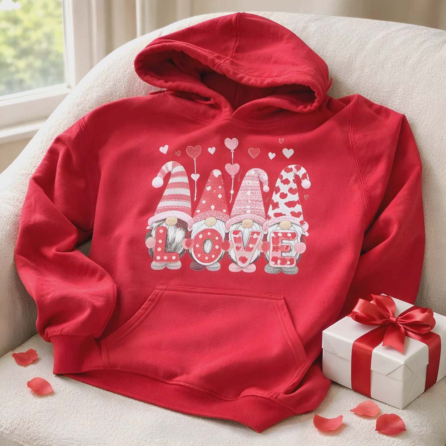 Valentine's Gnome LOVE Hoodie
