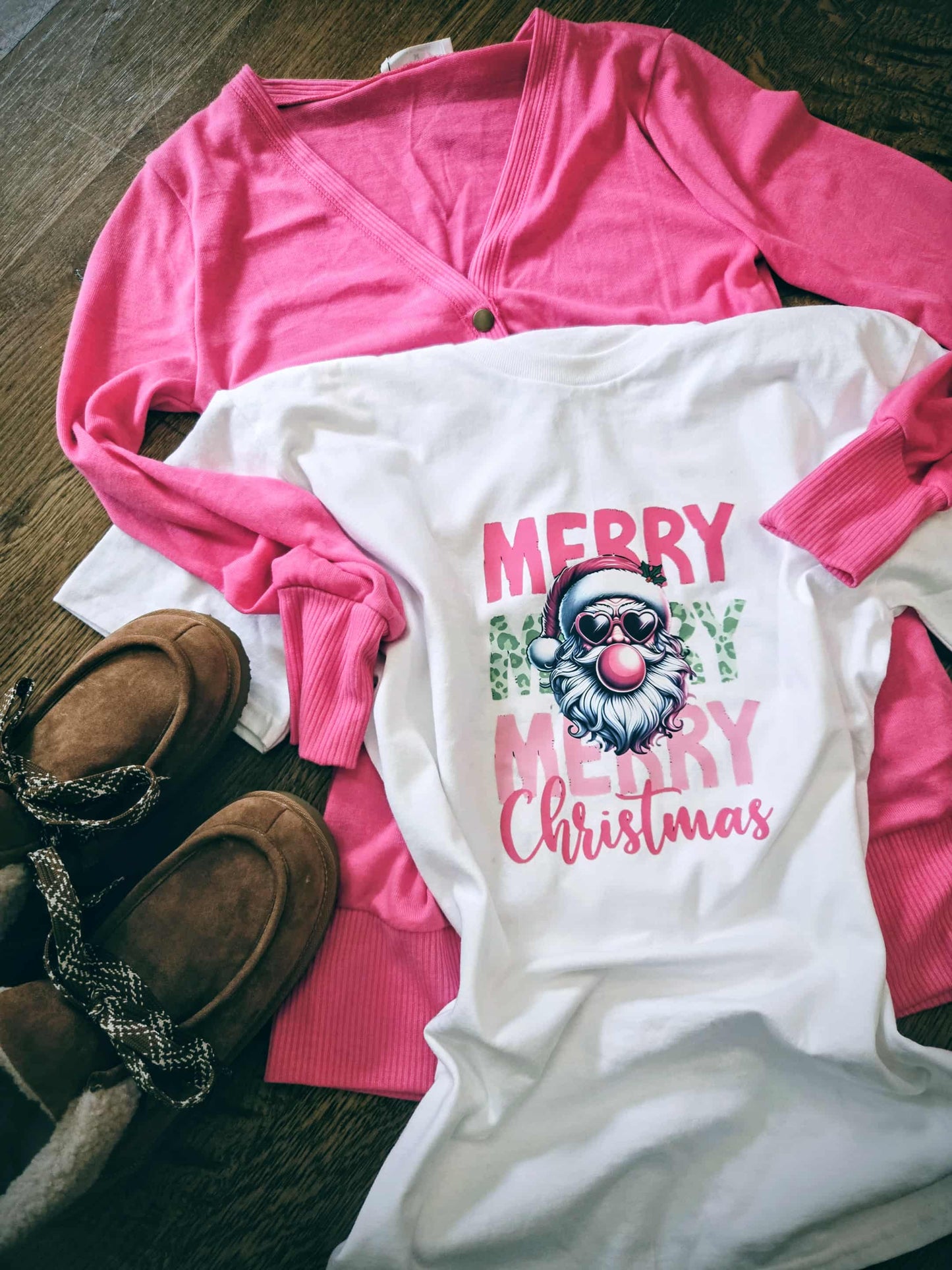 Santa Bubble Tee