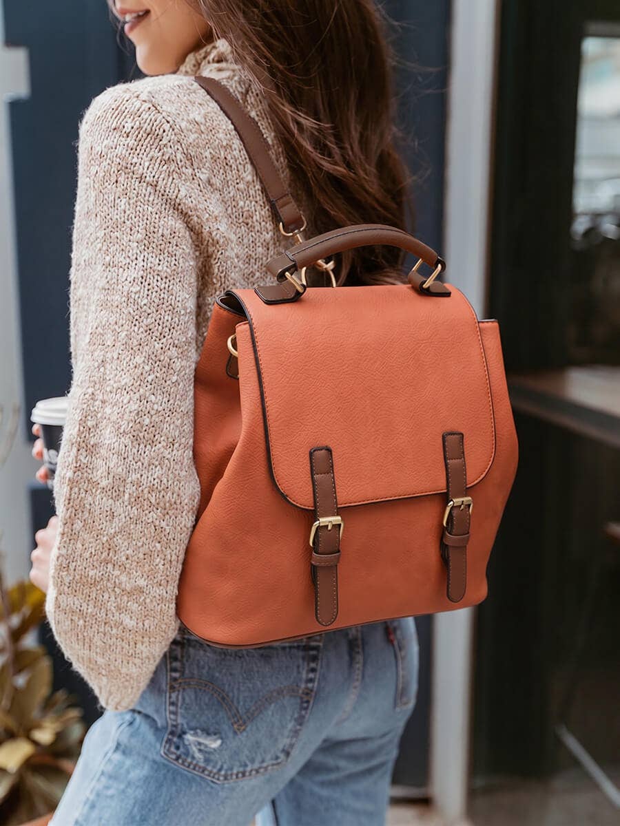 Brooks Vegan Leather Convertible Backpack