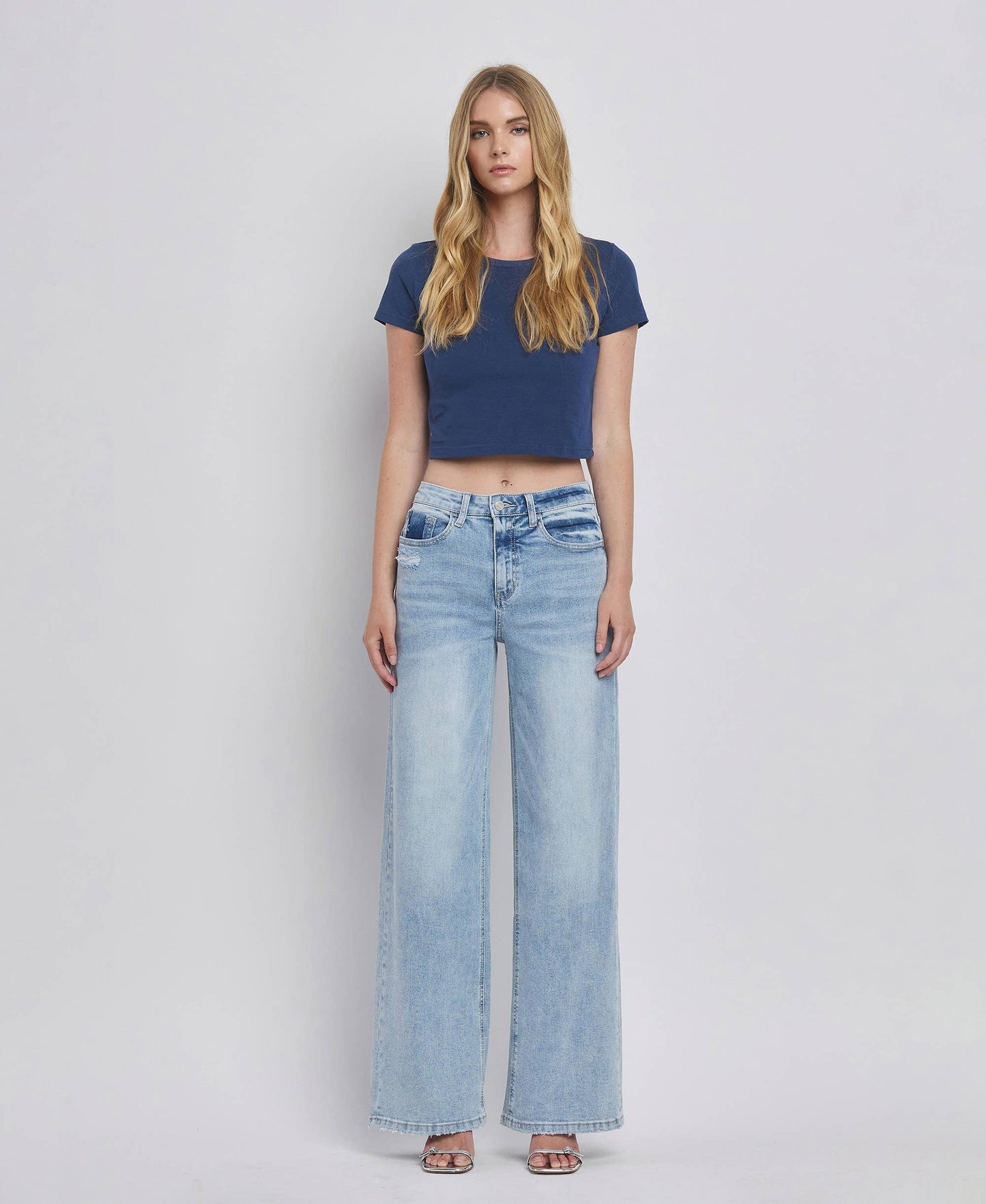 High Rise Super Wide Leg Jeans from Lovervet by Vervet