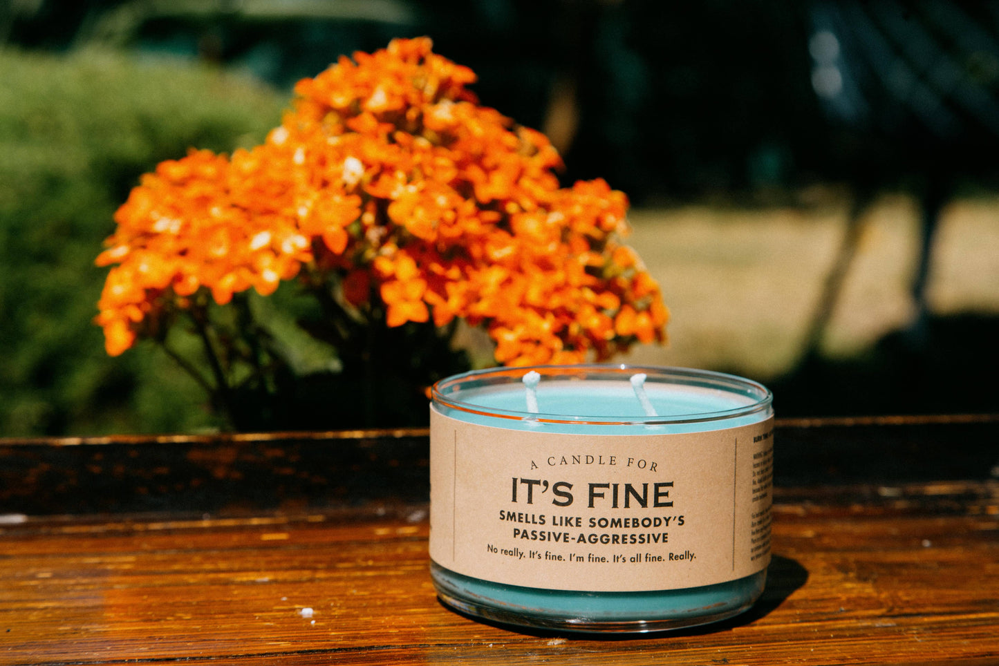 Whiskey River Soap Company It's Fine Soy Candle