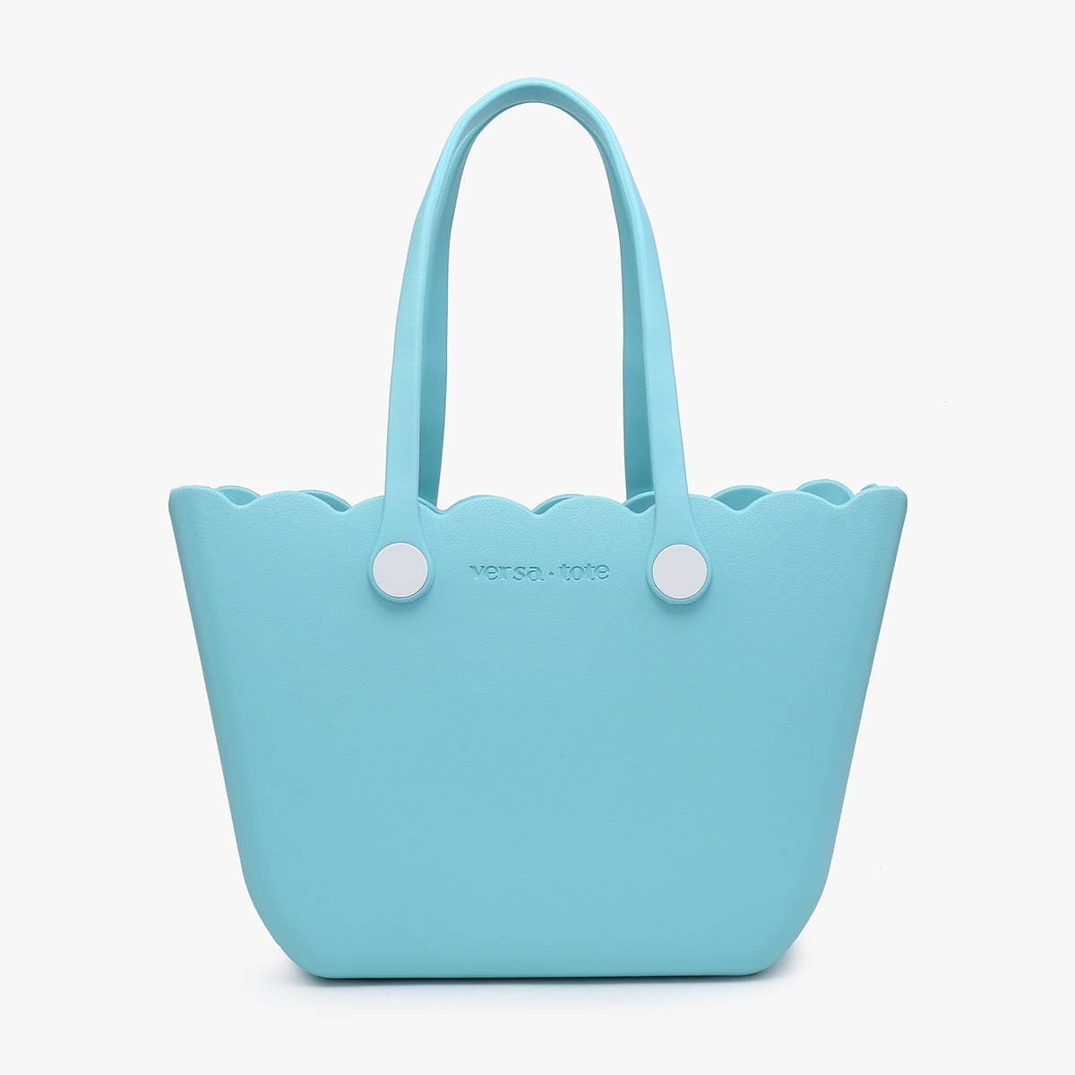 Rose Scalloped Versa Tote w/ Interchangeable Straps: Bubblegum