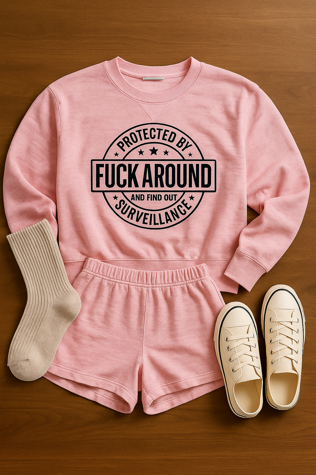 FU$& Around and Find Out Lounge Set
