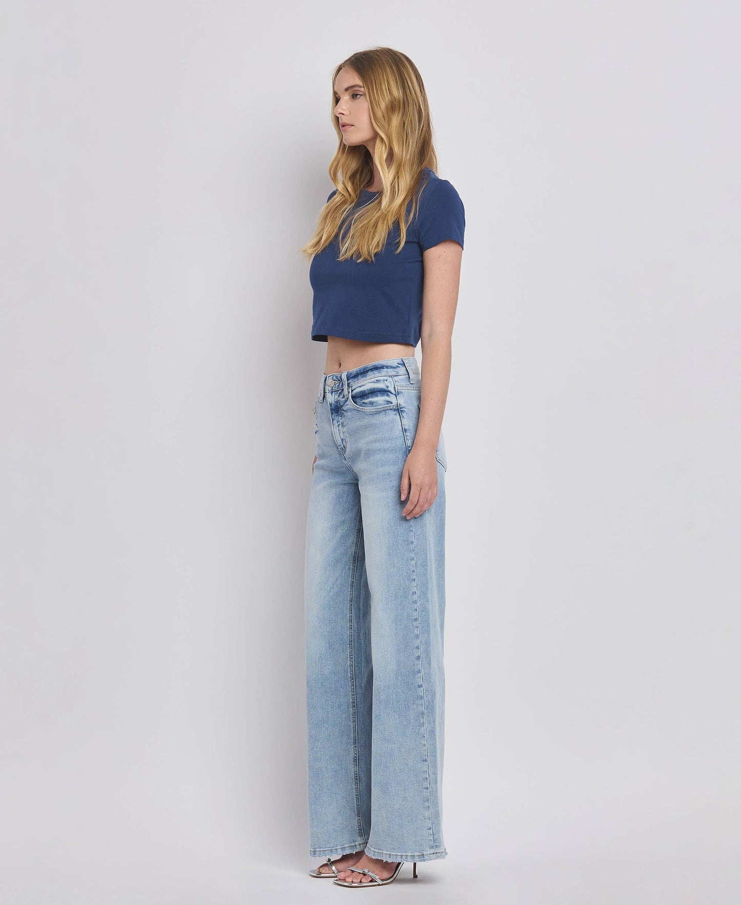 High Rise Super Wide Leg Jeans from Lovervet by Vervet