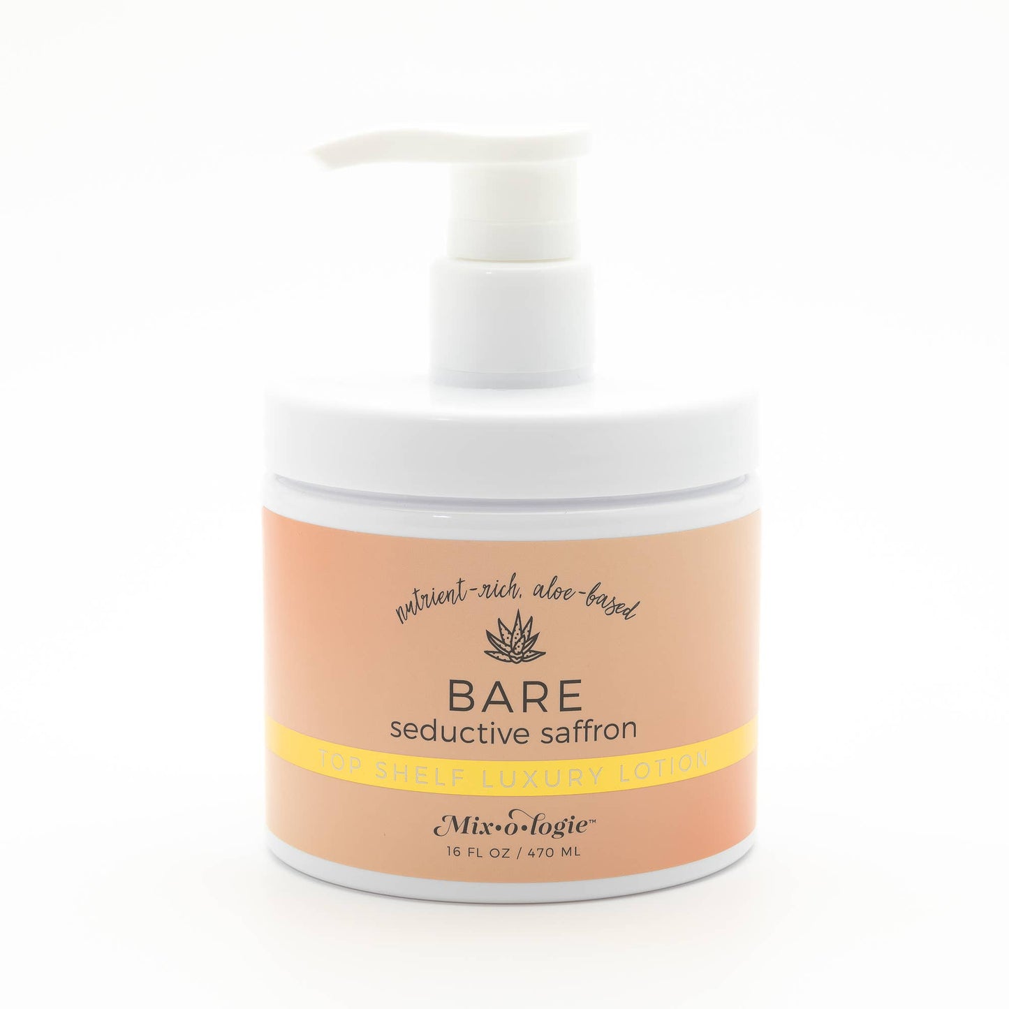 Mix.o.logie Bare(seductive saffron) Top Shelf Luxury Lotion (16 oz. Tub)