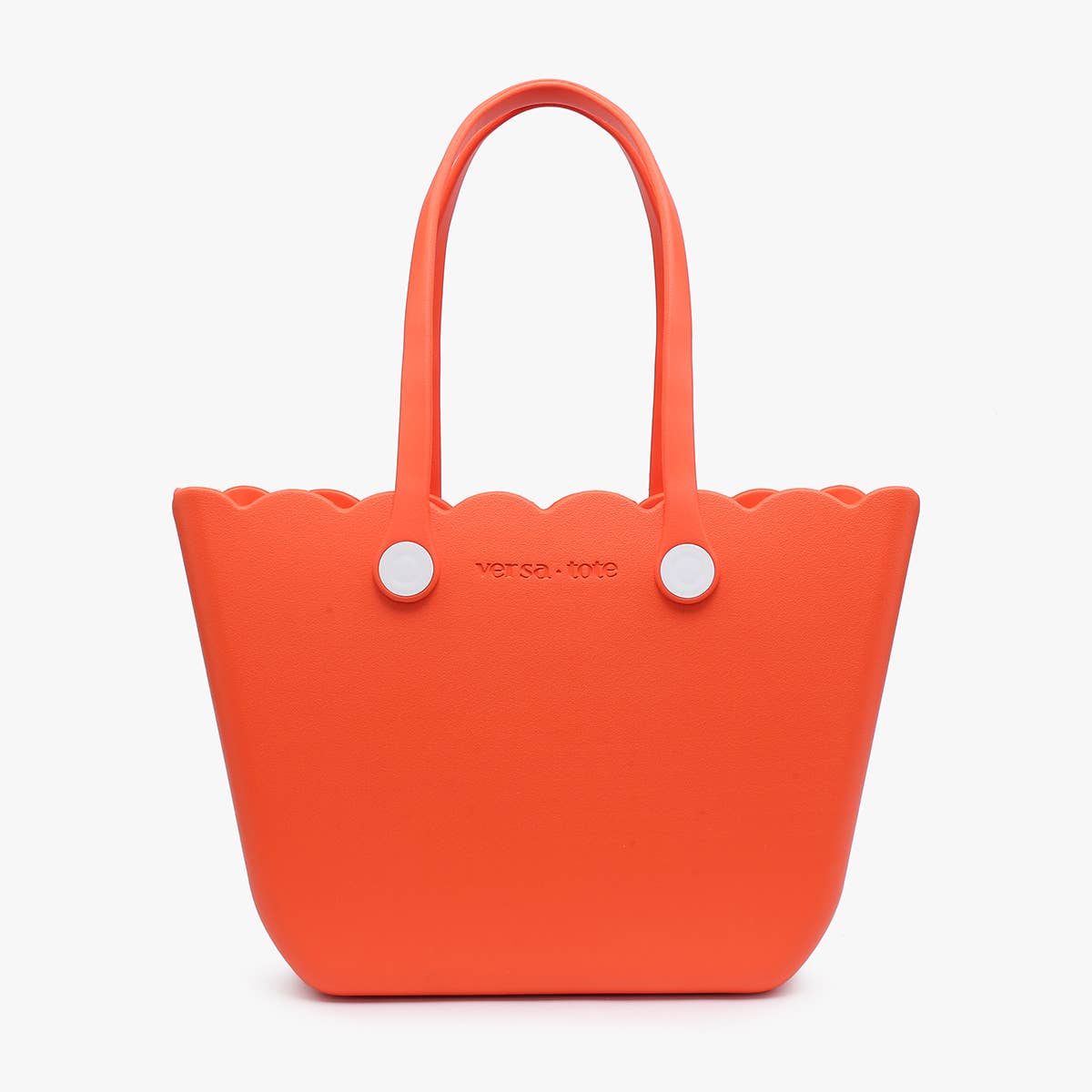 Rose Scalloped Versa Tote w/ Interchangeable Straps: Bubblegum