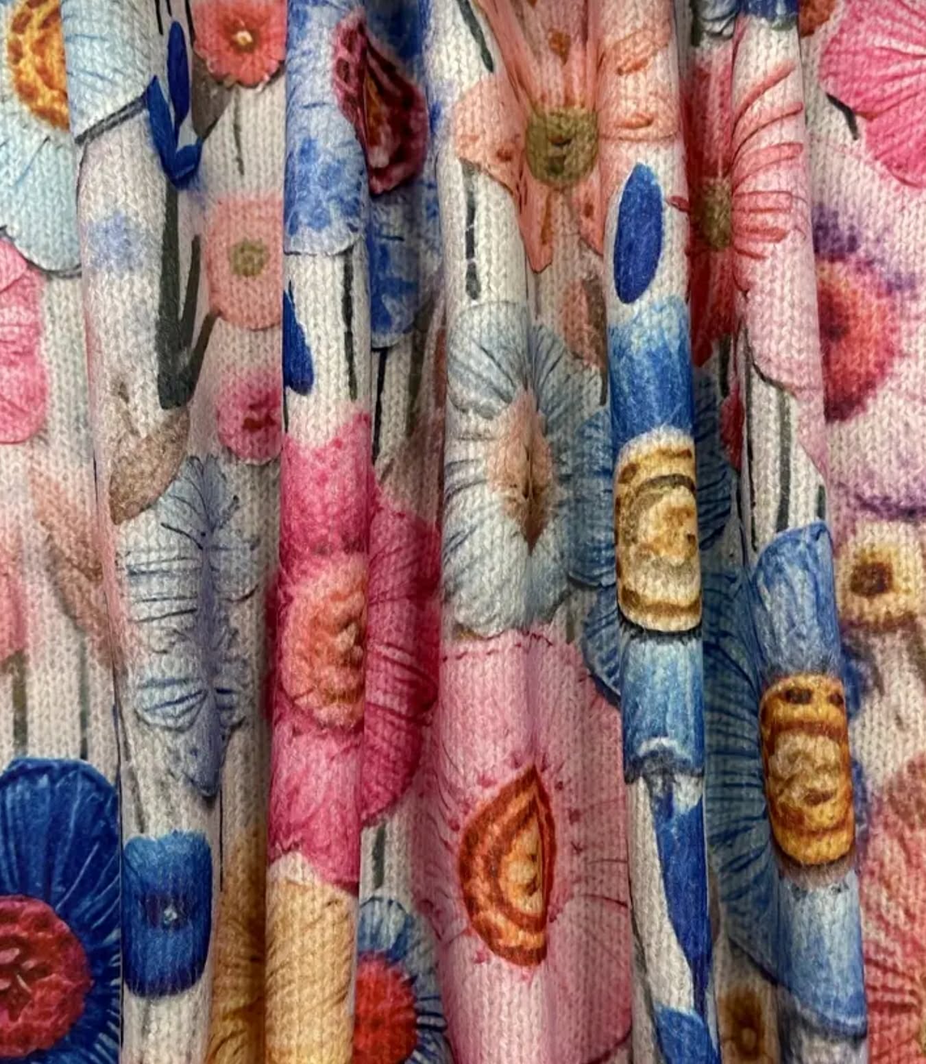 Floral Frenzied Light Sweater