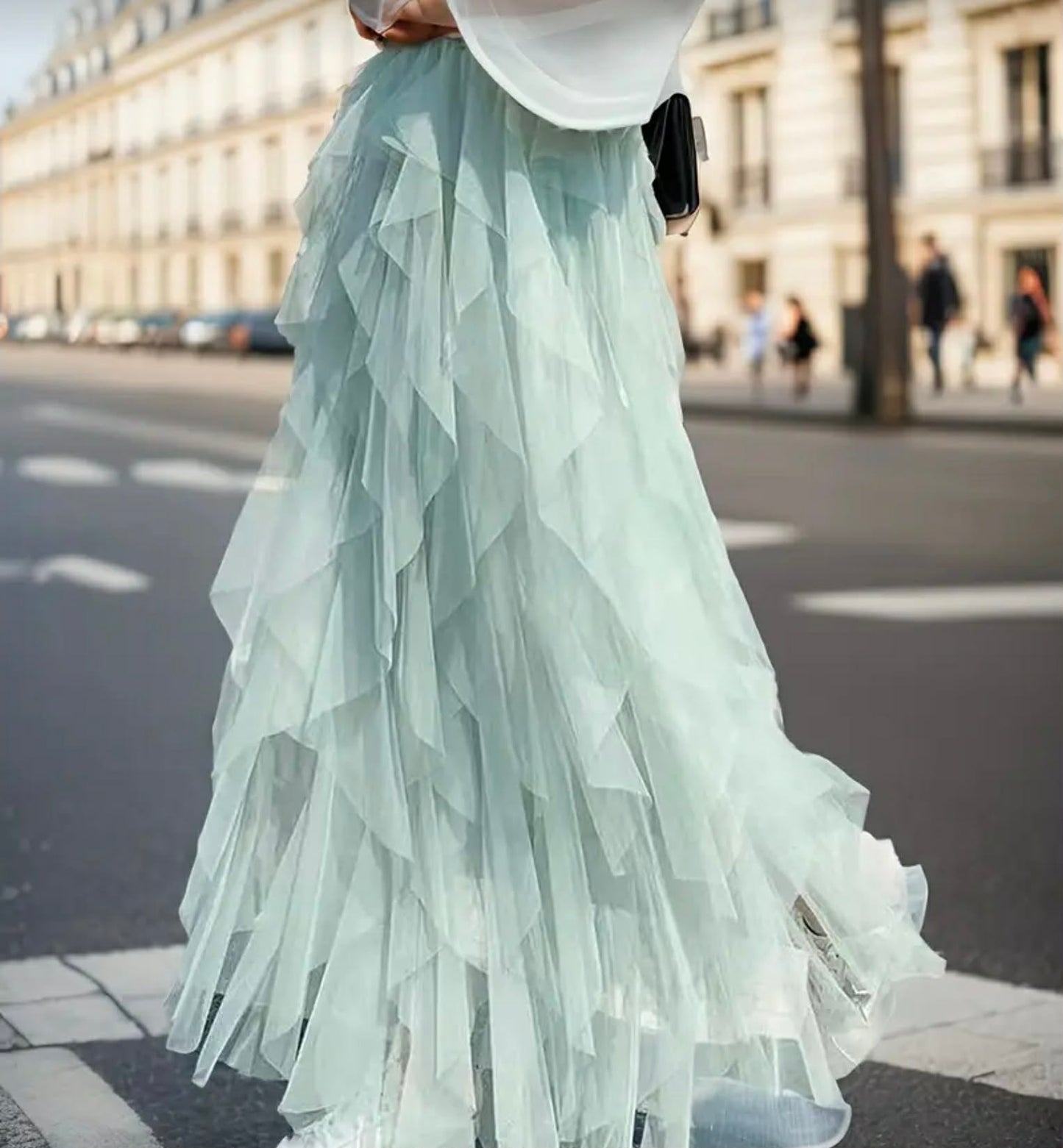 Mint to Be Tulle Maxi Skirt