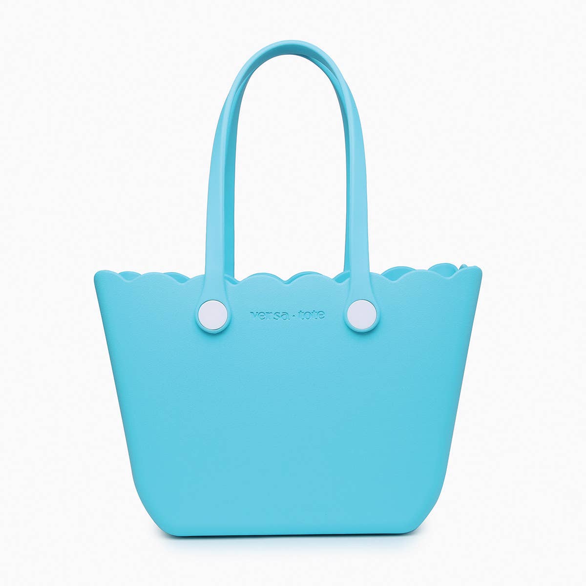 Rose Scalloped Versa Tote w/ Interchangeable Straps: Bubblegum