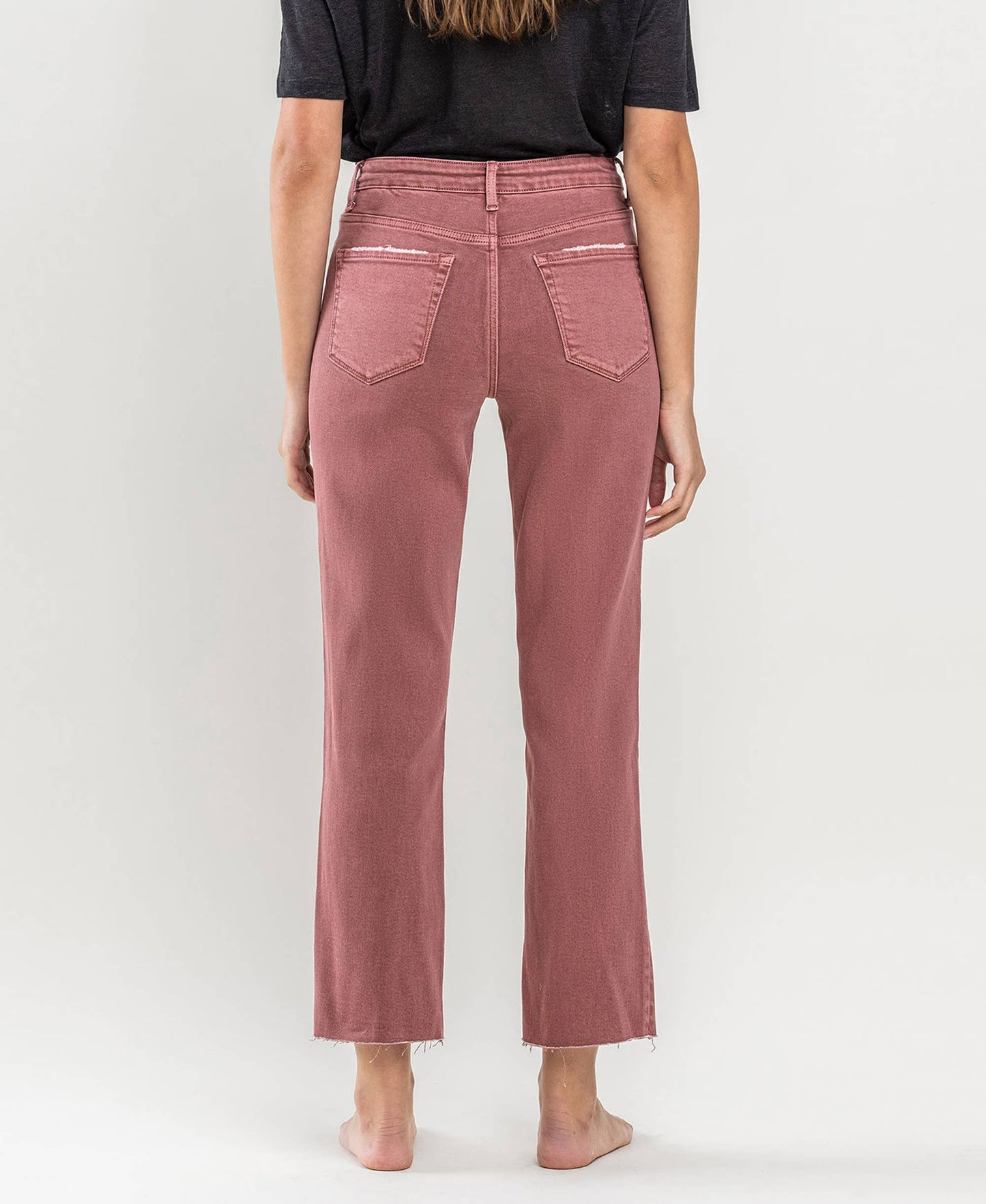 Tummy Control High Rise Crop Jeans from Lovervet by Vervet