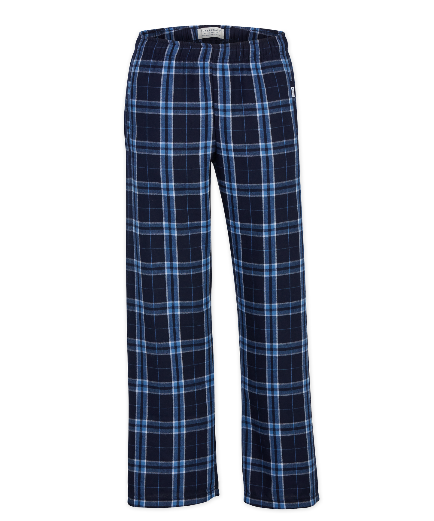 Youth Poly Flannel Pant: Red/Black Buffalo Plaid / YXL