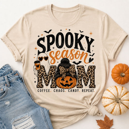 Spooky Season Mom CREWNECK Graphic Tee