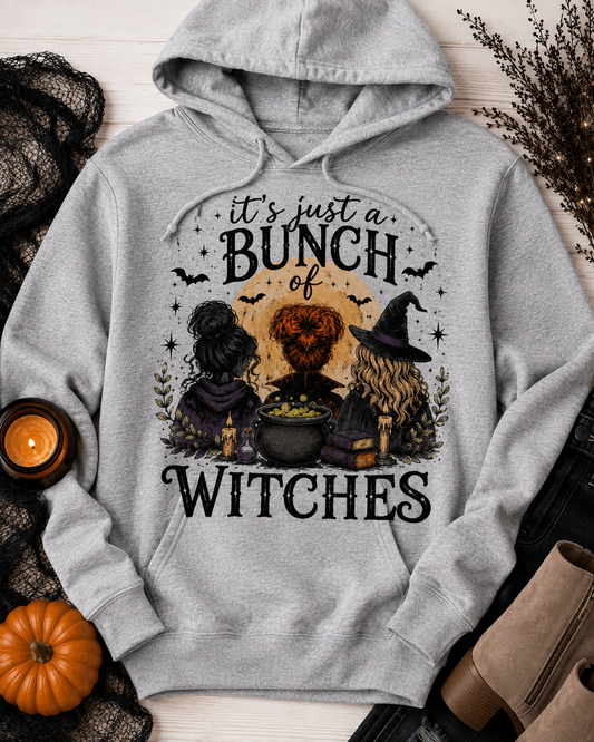 It's Just a Bunch of Witches Graphic Hoodie