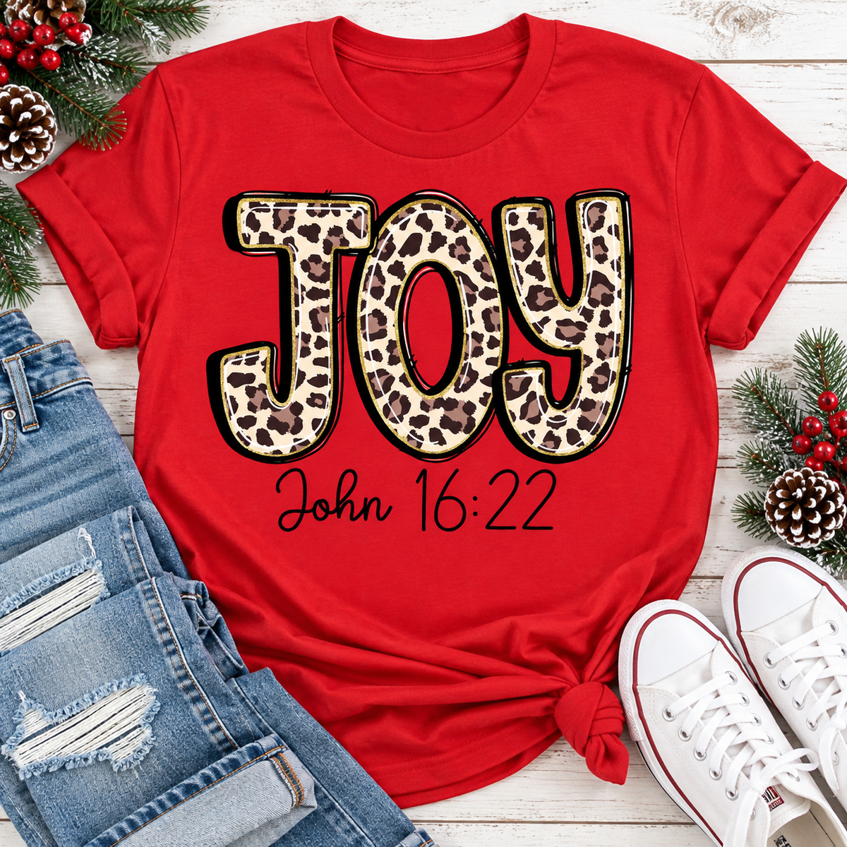 Joy John 16:22 Graphic Apparel