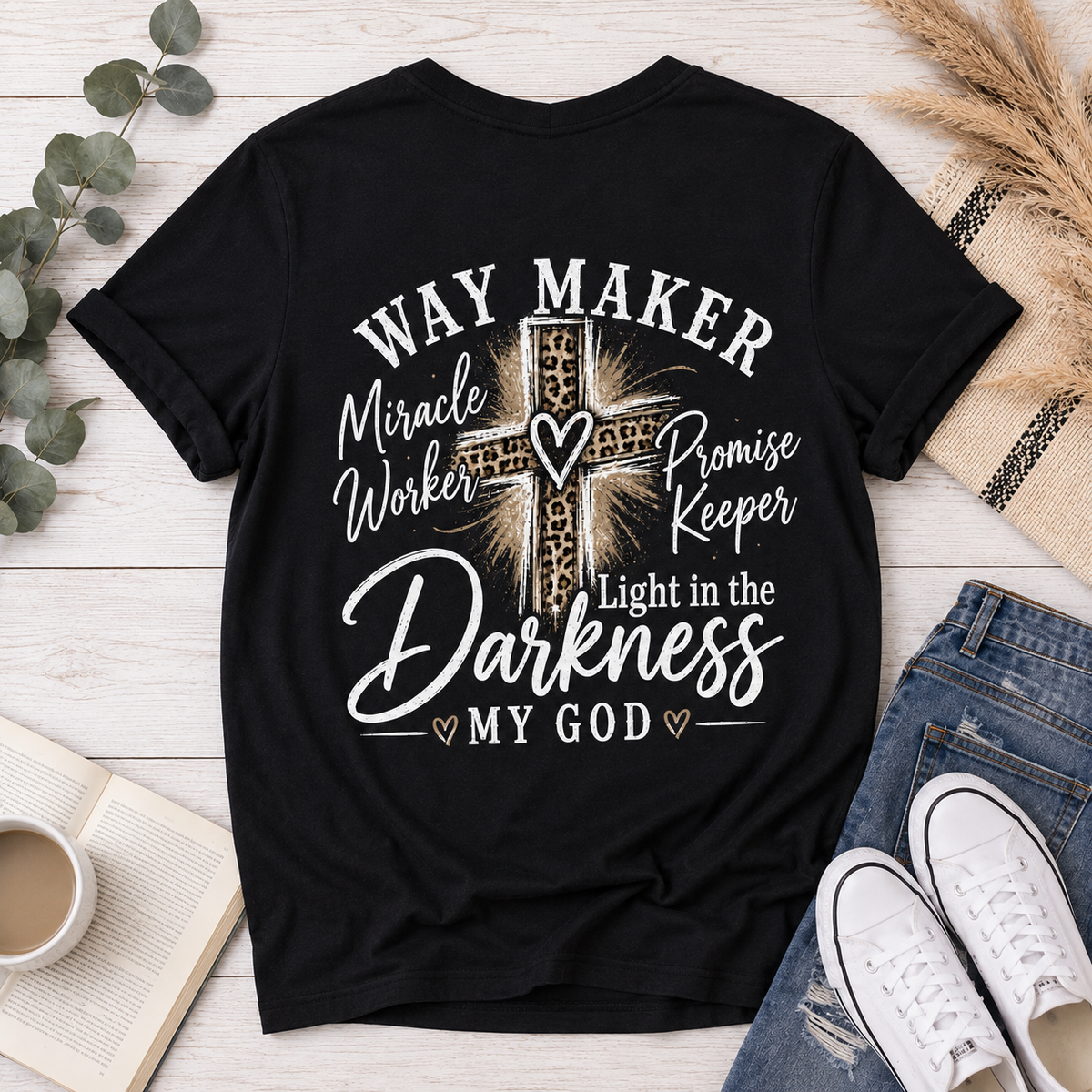 Way Maker V-NECK Graphic Tee