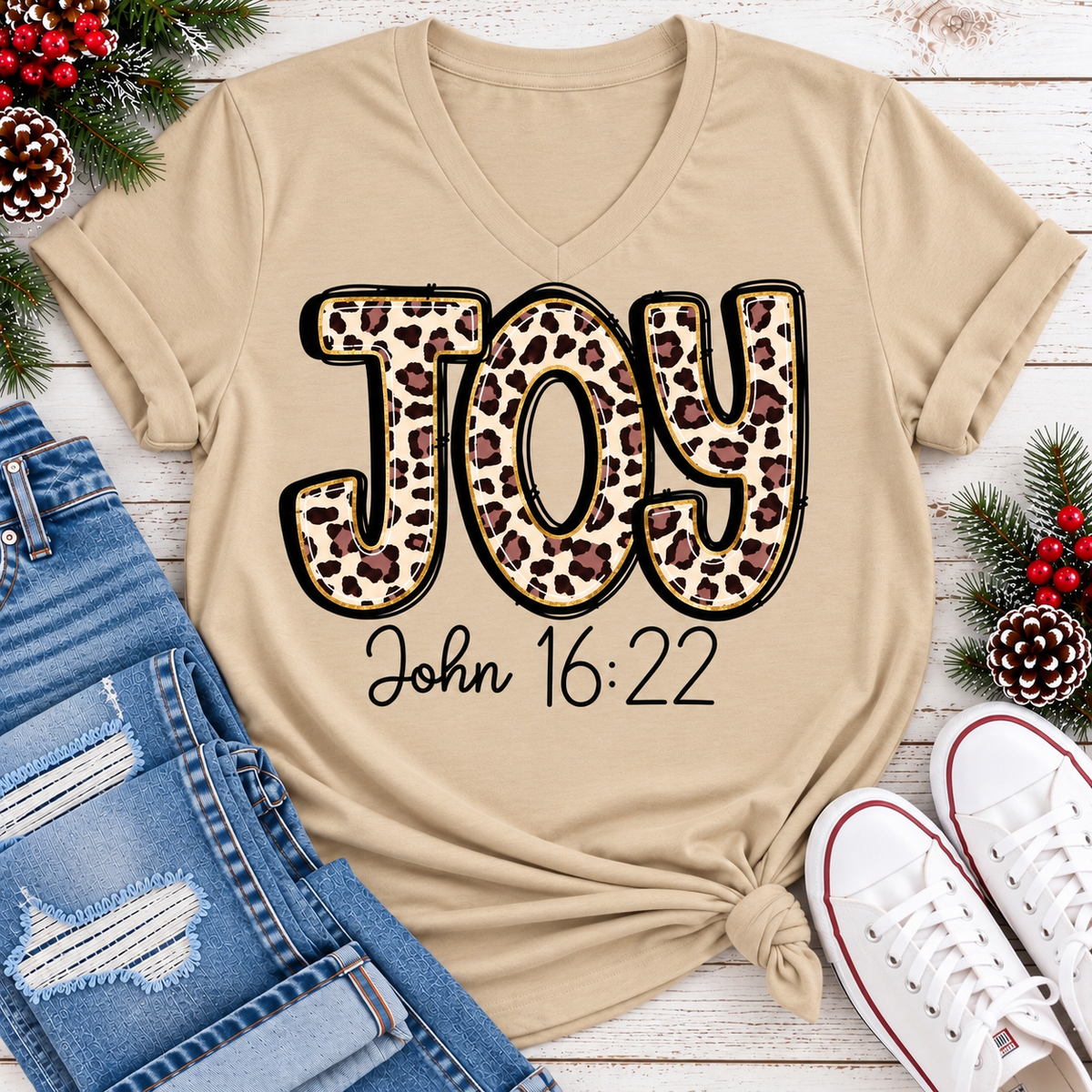 Joy John 16:22 Graphic Apparel