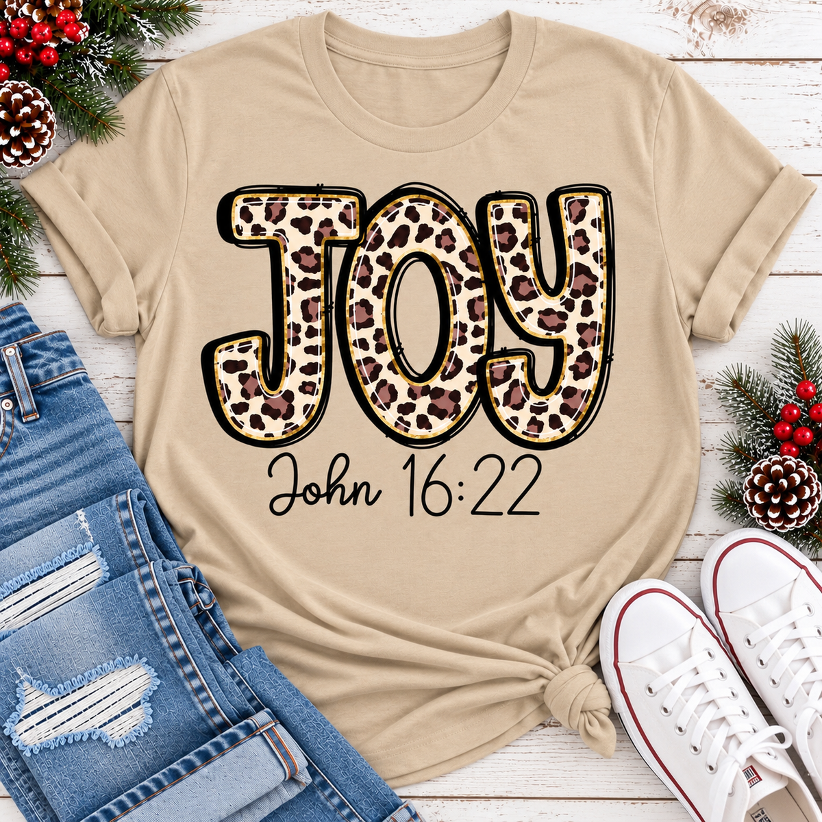 Joy John 16:22 Graphic Apparel