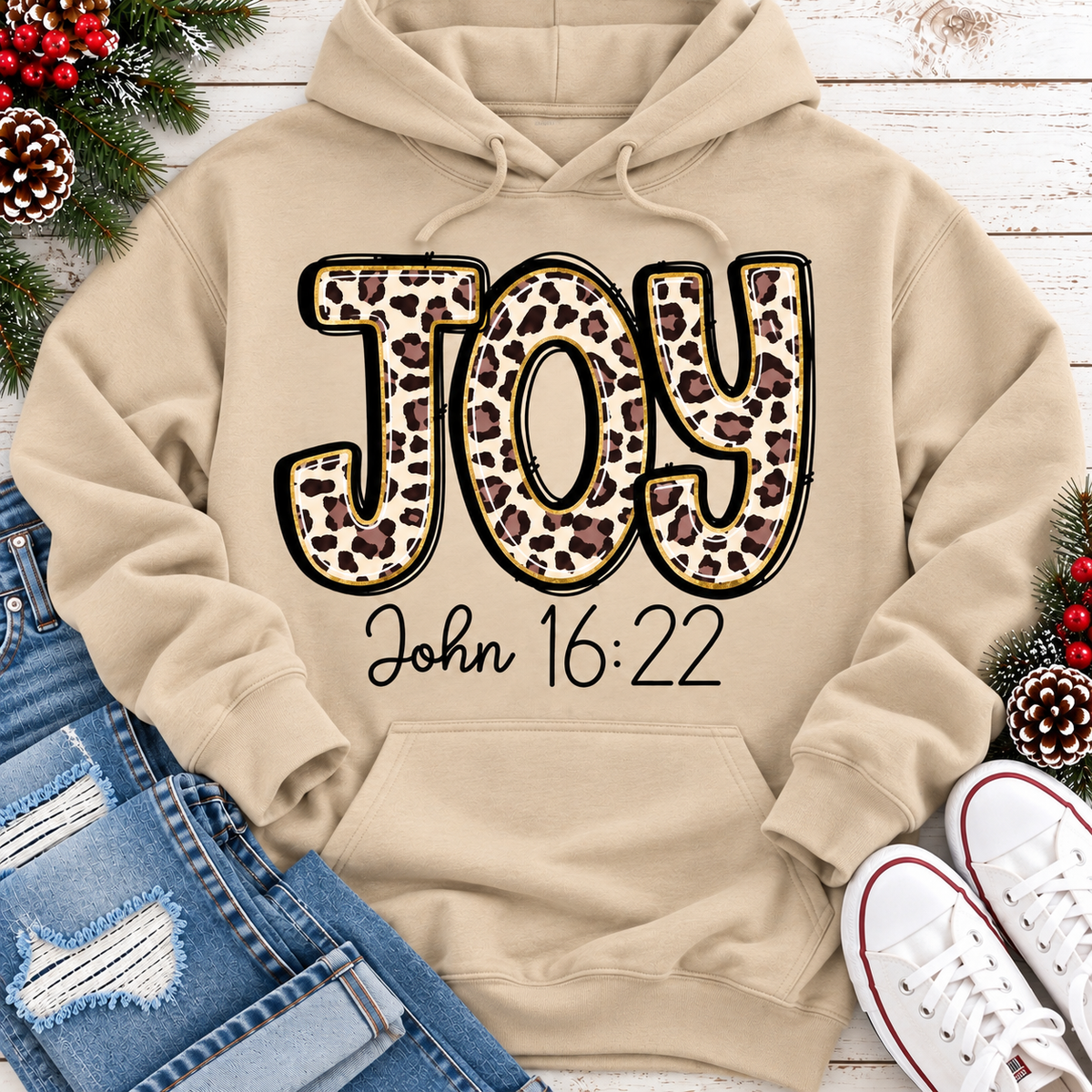 Joy John 16:22 Graphic Apparel