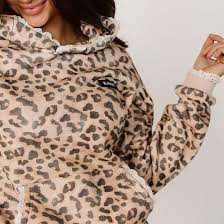 Ampersand Avenue Comfort Zone Hoodie - Leopard Lace