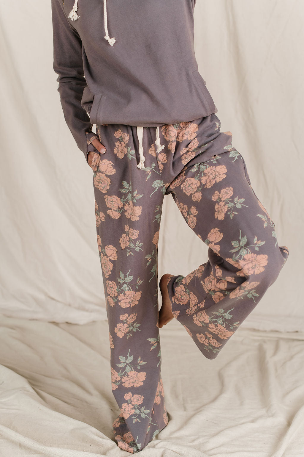 Ampersand Avenue Free Time Wide Leg Comfy Joggers- Tickle My Fancy