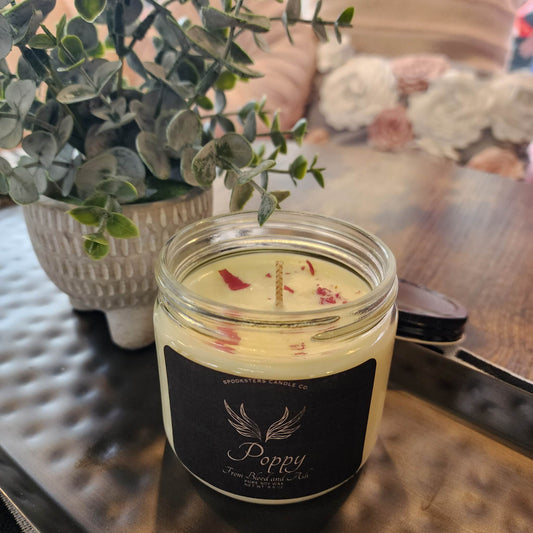 Soy Candle - Poppy (From Blood and Ash)