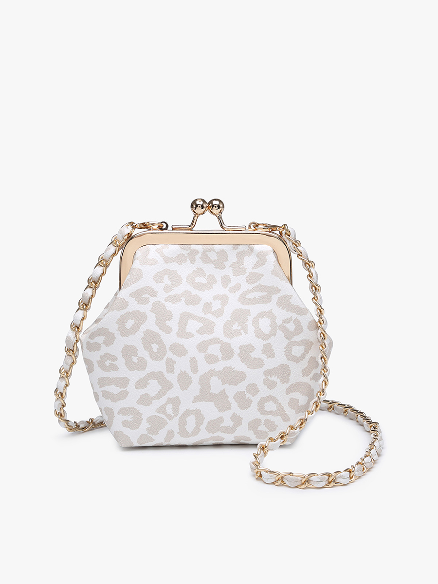 Cleo Coin Pouch Crossbody - Leopard